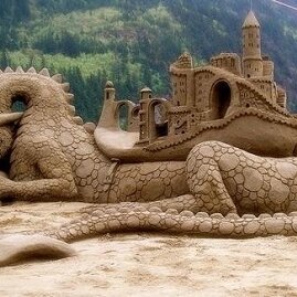 На пляже в Песках появятся песчаные скульптуры