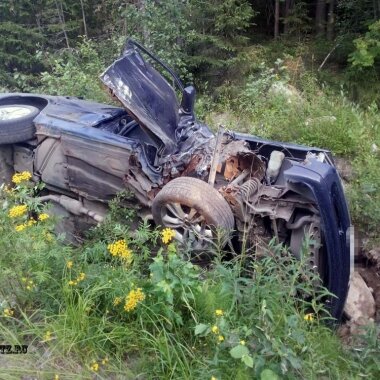 В сеть выложено видео лобового столкновения под Петрозаводском