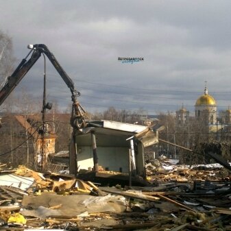 В Петрозаводске сносят Голиковский рынок