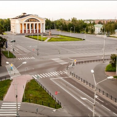 Площадь Кирова в Петрозаводске закроют для транспорта больше чем на месяц